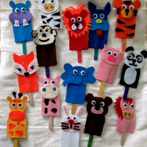 Animal Stick Puppets