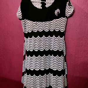 Black Short Dress/ Tops For Women