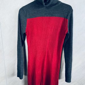 Ribbed Sweater Dress