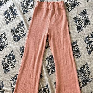 Pink Bootcut Flared Pants Joggers Pajama