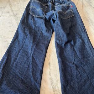 Blue Vintage Y2K Baggy Denim ( No Defect)