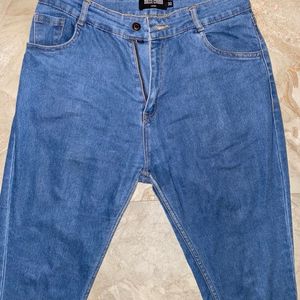 Navy Blue Denim Jeans