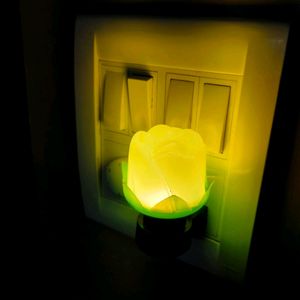 Yellow Rose Lamp