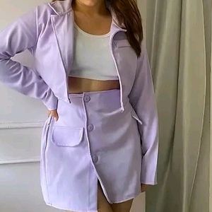 Co Ord Set With Blazer