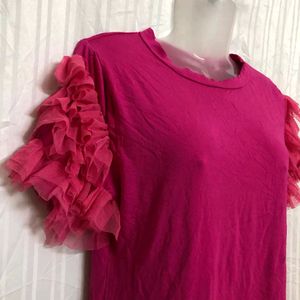 Pink Stylish Top For Women