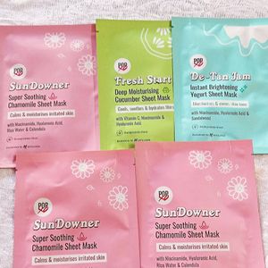 COMBO SET OF SHEET MASKS(5⃣)