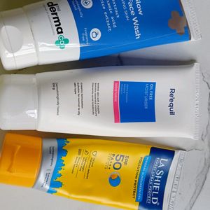 Cleanser Moisturizer And Sunscreen