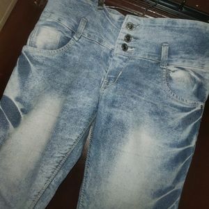 Women Denim Skinny Jeans High Waist