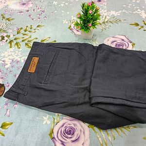 Navy Blue Cotton Mens Pant Size 36