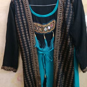 Women's Stylish Printed A-line Kurta