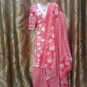 Cotton Printed Suit