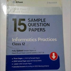 IP Class 12th Chapter Wise & 15 Sample Qs Book