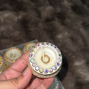 Cute Diwali Candle Set Of 12