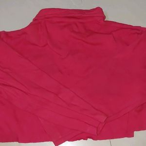 Red Color Crop Top