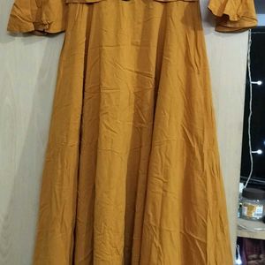 Mustard Coloured Single Gown