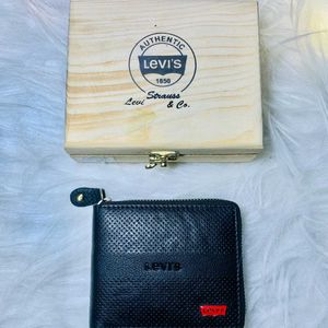 Levi's Black Leather Wallet