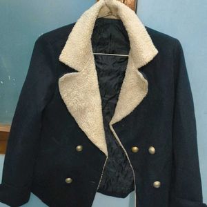 Dark Blue Winter Blazer