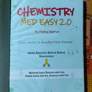 Made Easy 2.0 Chemistry Pankaj Sir