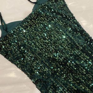 Sequined Party Mini Dress