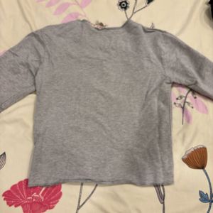 Grey Women's Top