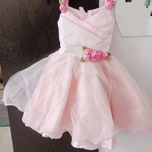 Baby Pink Frock 3-4 Years