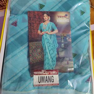 Sarees With Unstitched Blouse