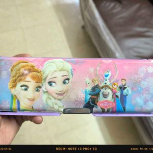 Elsa Kids Pencil Box With Sharpener