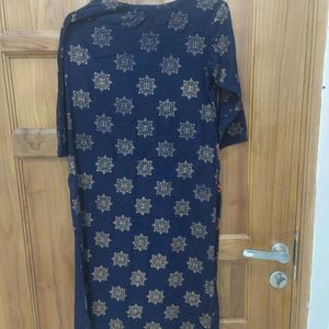 Navy Blue Kurta Set