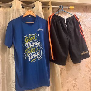 Set Of T-shirt And Shorts