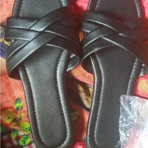 Light Weight black Flat Sandal For Women 🖤