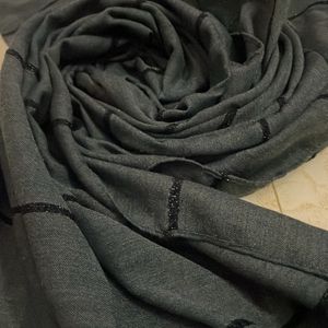 Greenish Grey Turkish Hijab