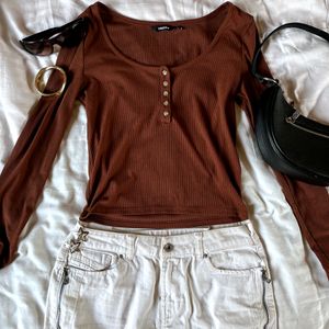 Pinteresty fitted top🤎🍂