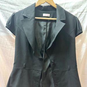 Black Semi- Formal Blazzer for Office and college