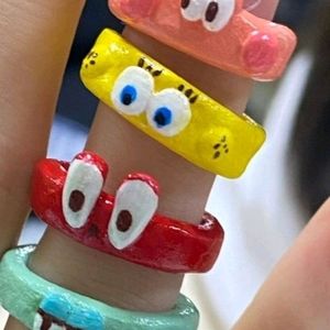 Spongebob Squarepants Ring Set