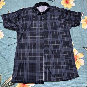 Black Check Men Shirt👔