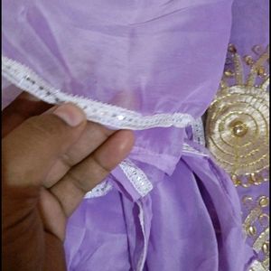 NEVER USED NEW DRESS  LAVANDER KURTA,PANT,DUPPATA