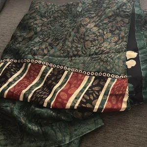 Brand New Pretty Multicoloured Floral Print Saree