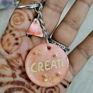 Resin keychain