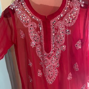 Beautiful Red Kurta