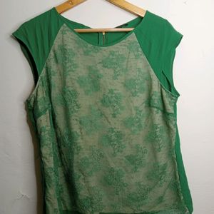 Green Casual Top (Girl' s)