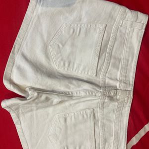 Denim White shorts