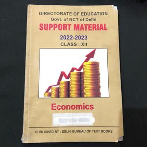 Economics Book | Class 12th | Support Material |