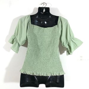 Green Casual Top(Women’s)