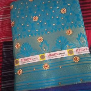 Women Embroidered Fancy Saree