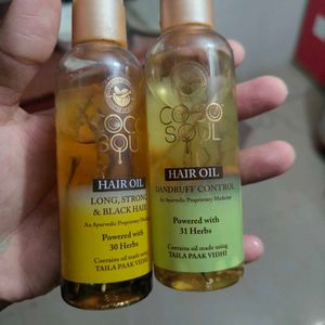 new unused hair oils  no dates visible