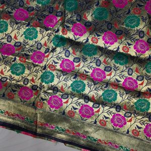 Malti Colour Banarasi Saree