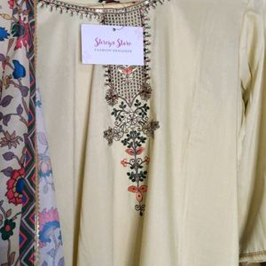 Beautiful Rayon Stitched Kurta Bottom and Dupatta