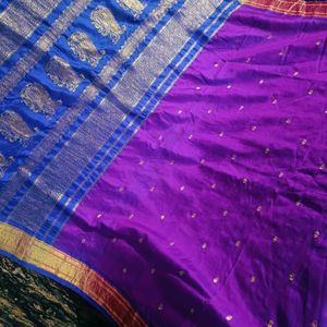 Pure Silk Narali Kinnar Saree