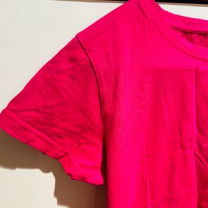 Rose Colour T Shirt For Women