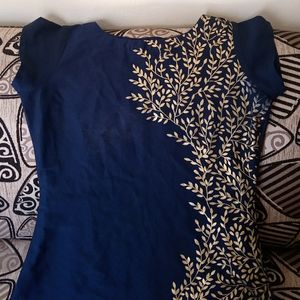 dark blue kurti